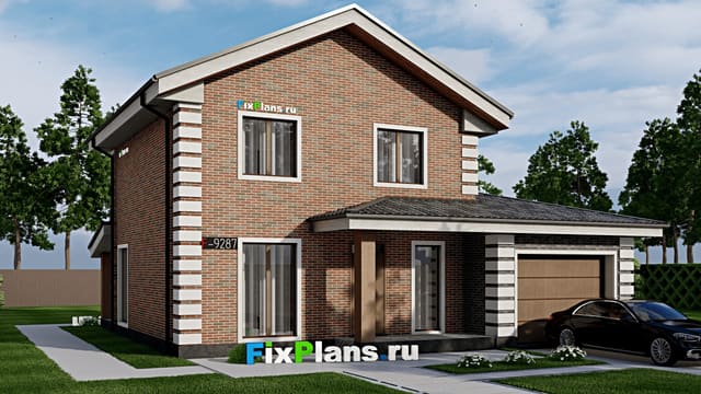 Двухэтажный дом F-9287